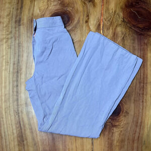 Vintage 70's Imagnin Wool Pants 44 Harryman Paris Bell Bottom wide lavender P25